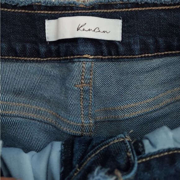 KanCan Makayla Ultra High Rise Flare Jeans Dark Wash Size 7 - Picture 5 of 9